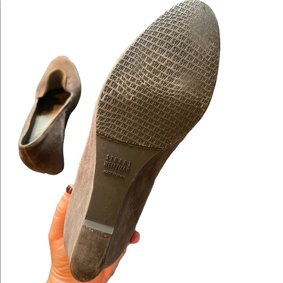 STUART WEITZMAN Brown suede wedges Size 7.5 - Picture 5 of 7